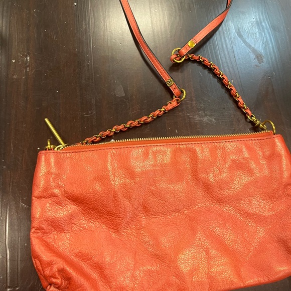 Vibrant Orange Crossbody Bag - Picture 1 of 3
